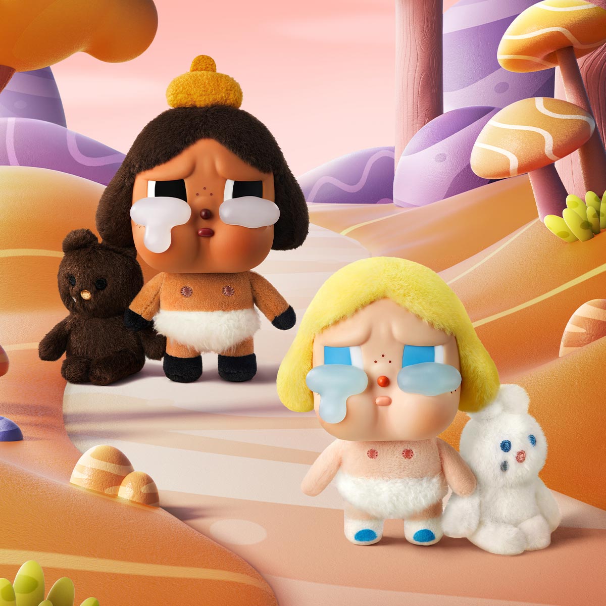 Pop Mart Peluche Crybaby - Série Crying Again - 1 pièce