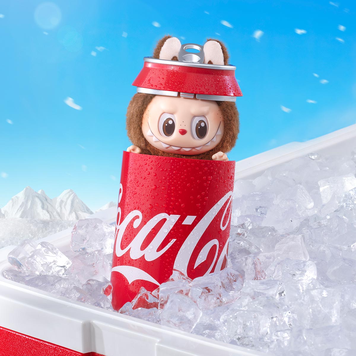Pop Mart Peluche Labubu - Série Coca-Cola - 1 pièce