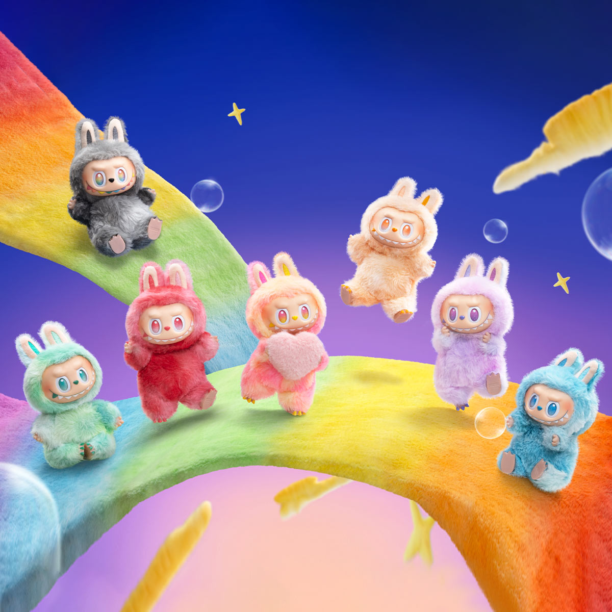 Pop Mart Peluche Labubu - Série Big Into Energy - 1 pièce