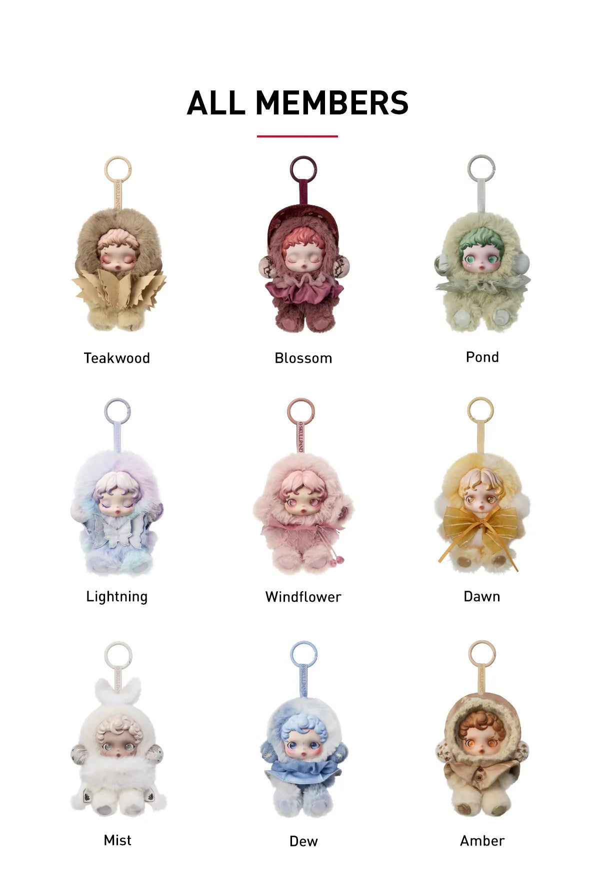 Pop Mart Peluche Skullpanda - Série L'impressionnisme - 1 pièce