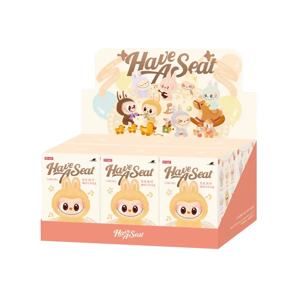Pop Mart Peluche Labubu - Série Have A Seat - 1 pièce