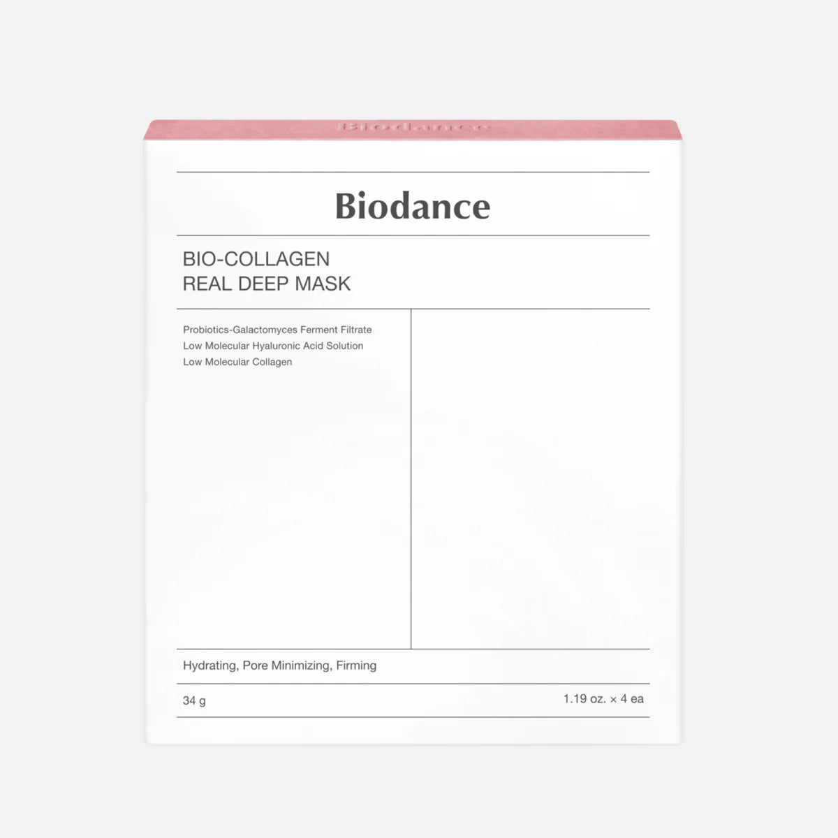 Biodance – Masque Rose au Bio Collagène (x4)
