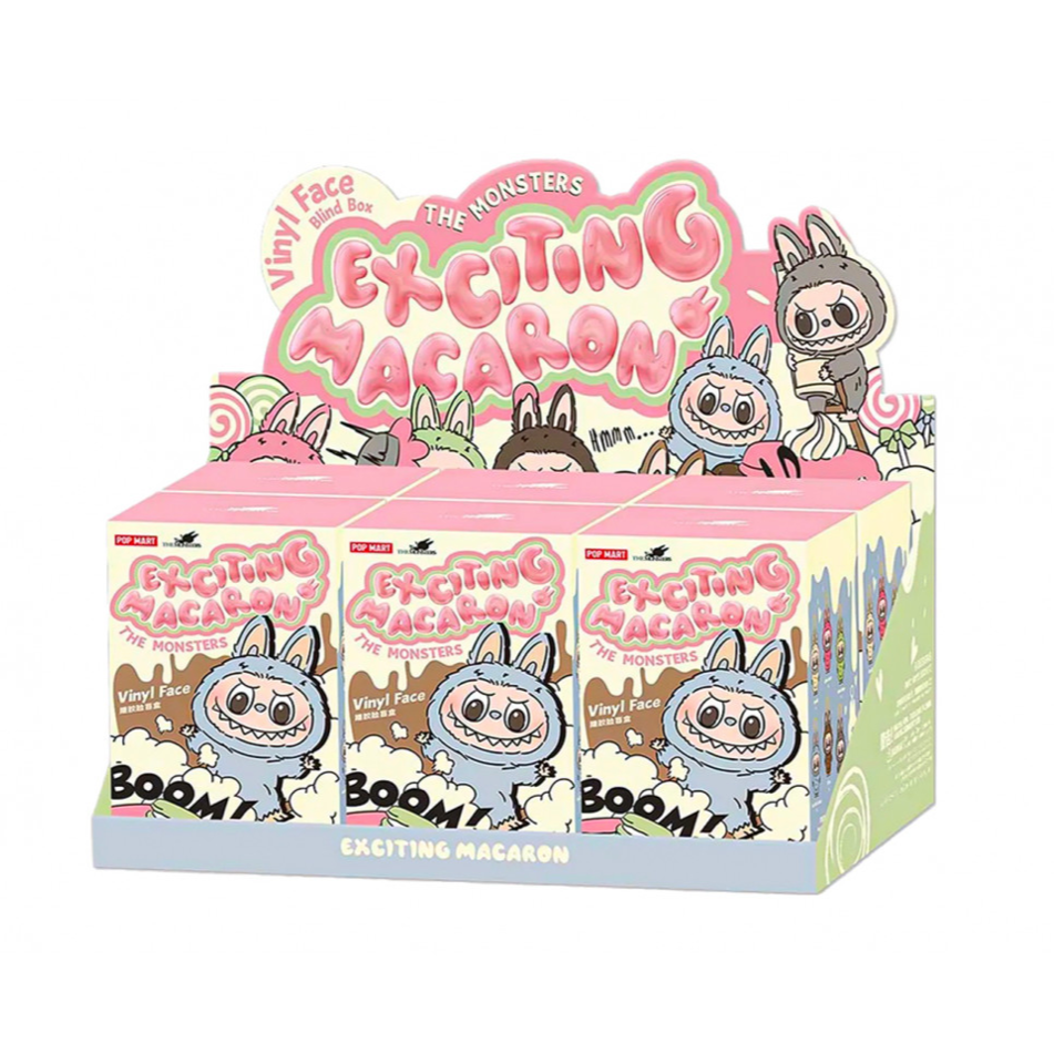 Pop Mart Peluche Labubu - Série Macaron - 1 pièce